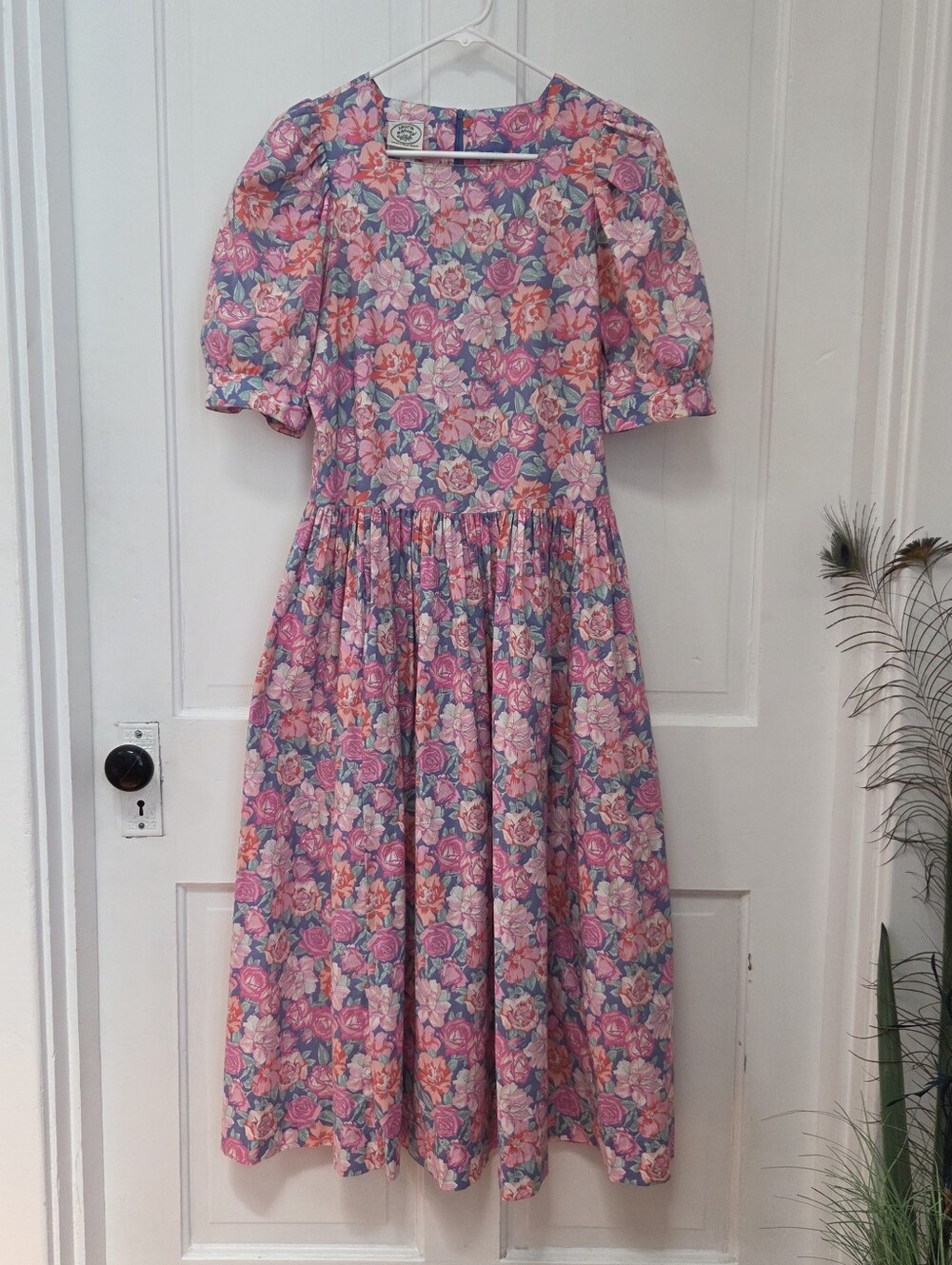 Vintage Laura Ashley Floral Prairie Dress 10